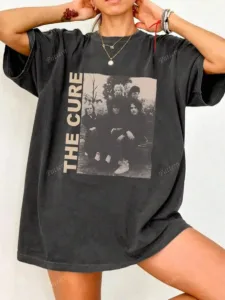 Vintage The Cure Band T-Shirt | Oversized 80s Rock Graphic Tee
